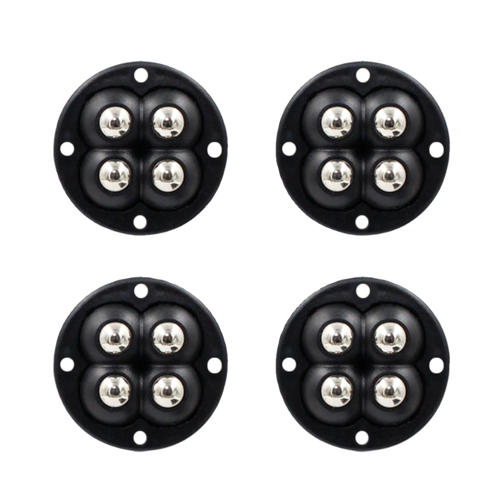 Bánh xe đa năng Ba Quả bóng dính, Bánh xe không đục lỗ chịu lực, bánh xe nhỏ dưới loa tĩnh chịu mài mòn, văn phòng gia đình