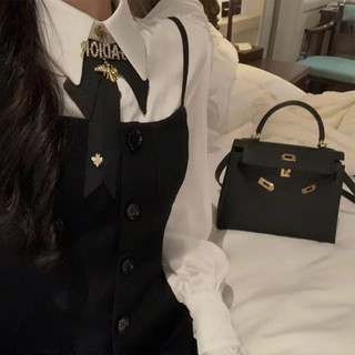 Vintage Kim Cương Giả Ong Dây Buộc Pre-Tied Nơ Cổ Hoa Phụ Kiện Cho Nữ