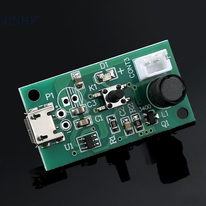 JINHF DC5V Type-C Máy tạo độ ẩm DIY Bộ dụng cụ tạo sương mù và bảng mạch điều khiển Fogger HOT