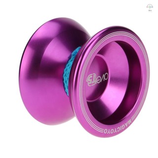 Chuyên Nghiệp Magic Yoyo T5 Overlord Hợp Kim Nhôm Kim Loại Yoyo 8 Bóng KK Mang Có Dây Cho Trẻ Em Tím