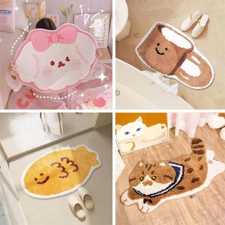 Chăn giường ROLY, Thảm Cashmere giả an toàn hoạt hình, Thảm trải sàn chống trượt mềm mại thời trang Trang trí nội thất