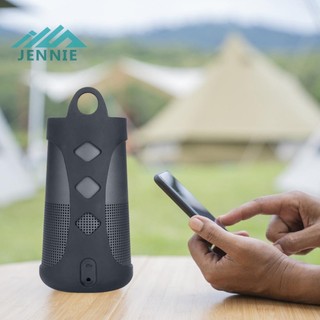 Vỏ loa di động tương thích Bluetooth Vỏ bọc da loa chống sốc có Carabiner cho Bose SoundLink Revolve / Revolve + I II [jennie1.vn]