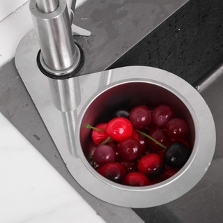 Giỏ lọc bồn rửa thiên nga bằng thép không gỉ - Kệ lọc treo có thể tháo rời đa chức năng nhà bếp - Đồ dùng gia dụng