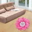 Thảm Hoa CATIYAHA, Thảm Trải Sàn Hoa Sen Hoa Mẫu Đơn 60x60cm, Bé Bò Mộc Lan Hình Đặc Biệt Thảm Trải Sàn Mục Vụ Phòng Khách Bàn Trà Đầu Giường