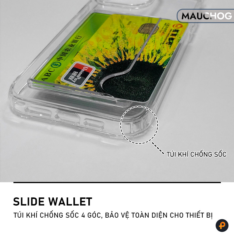 Ốp Ví Trong Suốt Chống Sốc Bảo Vệ Camera Cho Điện Thoại iPhone 17 Pro Max 16 15 14 13