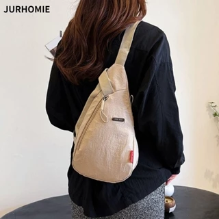 Túi đeo ngực Unisex JURHOMIE, Túi đeo chéo điện thoại đa năng di động, Túi đeo vai chống nước thể thao Nylon
