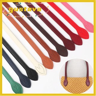 GUSTAVA 2 Chiếc Dây Đeo Túi Đeo Vai, Thắt Lưng Túi Thay Thế Có Thể Tháo Rời, DIY Core Stitch Túi Xách Da PU Dây Tay Cầm Túi Phụ Kiện