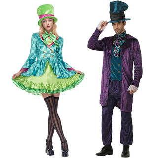 Trang Phục Hóa Trang Mad Hatter & Mad Tea Party Cao Cấp - Phù Hợp Cho Người Lớn trong Halloween và Sân Khấu
