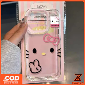 Ốp Lưng Cho OPPO A6X A6 A6 PRO Reno 14F Reno 14 Pro Reno 13F A3 A5X A5 5G A3X A5 PRO A3 Pro Y04 Y29 V70 V60 LITE V50 Phim Hoạt Hình Mặt Lớn KT Vỏ Mèo Chống Sốc TPU Di Động pho