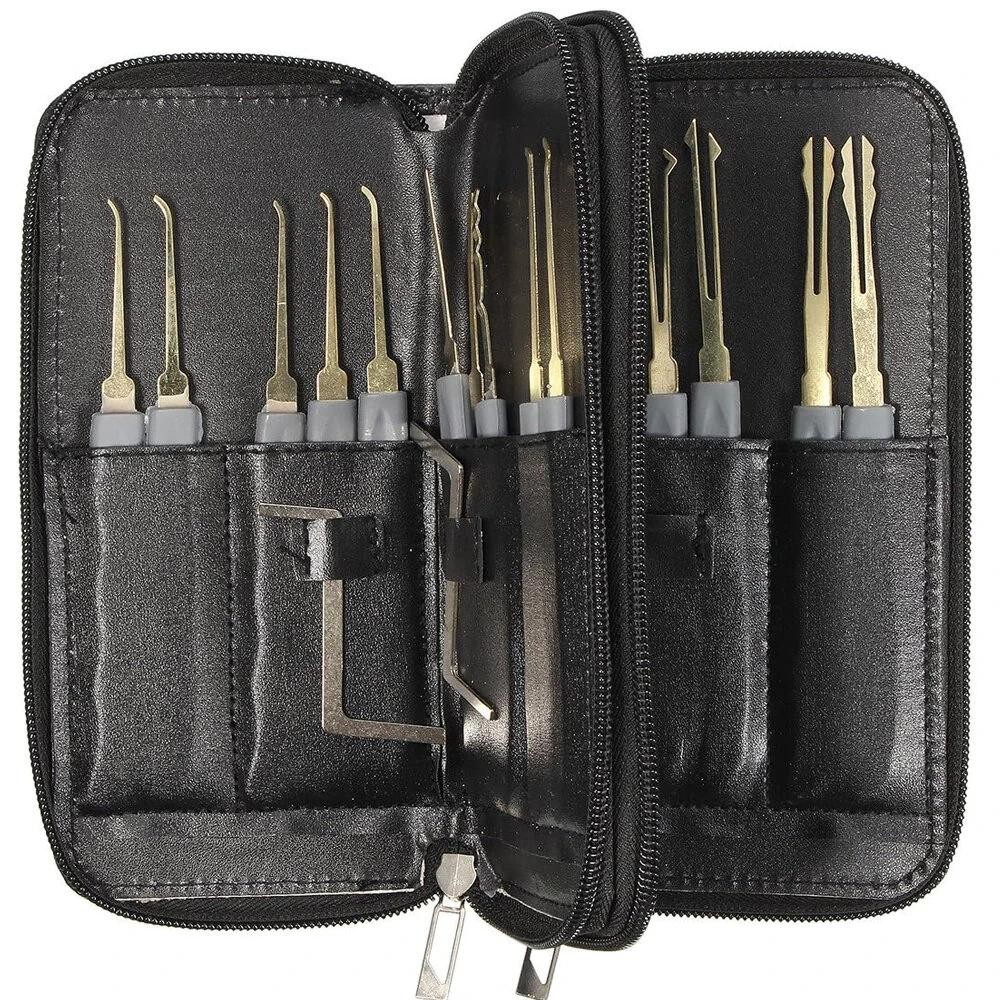 25 Chiếc Thép Lò Xo Locksmith Thực Hành Bộ Dụng Cụ Móc Đơn Lockpick ...