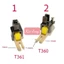 Chân vịt 3 ly bánh xe chống nhăn trái phải máy may 1 kim công nghiệp, T360-T361 chắc chắn
