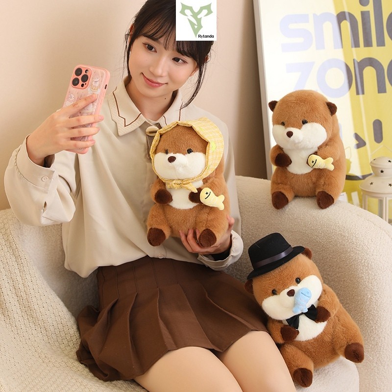Kawaii Capybara Đồ Chơi Sang Trọng Sáng Tạo Búp Bê Otter Dễ Thương Lấp Đầy Mềm Đồ Chơi Gối Phòng Ngủ Búp Bê Dễ Thương Tặng Bạn Gái Bé Trai Và Bé Gái Trẻ Em Búp Bê Làm Dịu Quà Tặng Sinh Nhật Quà Tặng Giáng Sinh