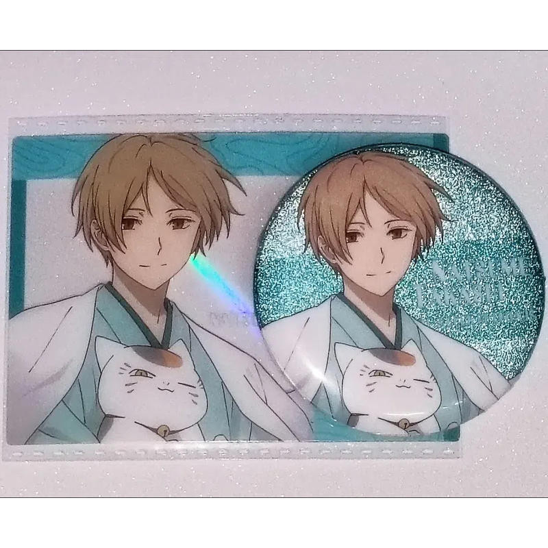 Bộ huy hiệu Book of Friends của Natsume – Ghim nút 58mm kèm thẻ Acrylic, có Naruto Takashi và Madara