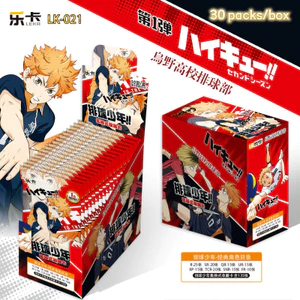 Haikyuu! Hộp mù thẻ giao dịch với Hinata Shoyo, Kageyama Tobio, Thẻ sưu tập in Laser Kenma Kozume