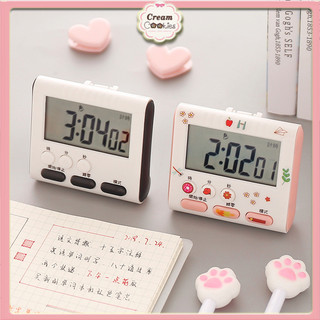 Đồng Hồ Bấm Giờ Điện Tử Mini Đồng Hồ Đếm Ngược Báo Thức Hẹn Giờ Học Tập Nấu Ăn