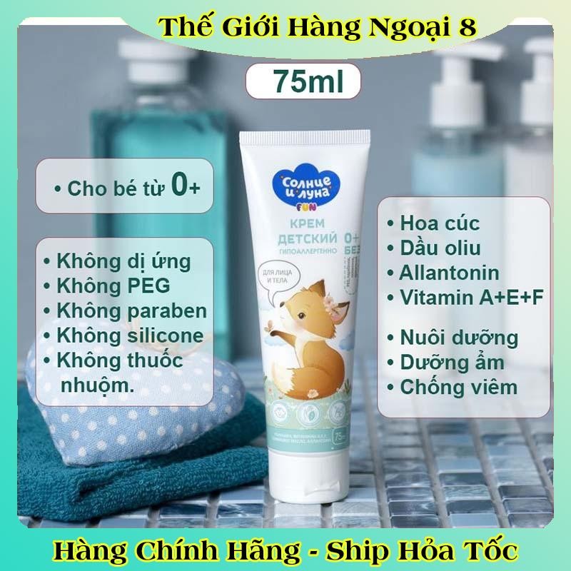 Kem dưỡng da cho bé Sun and Moon 75ml của Nga
