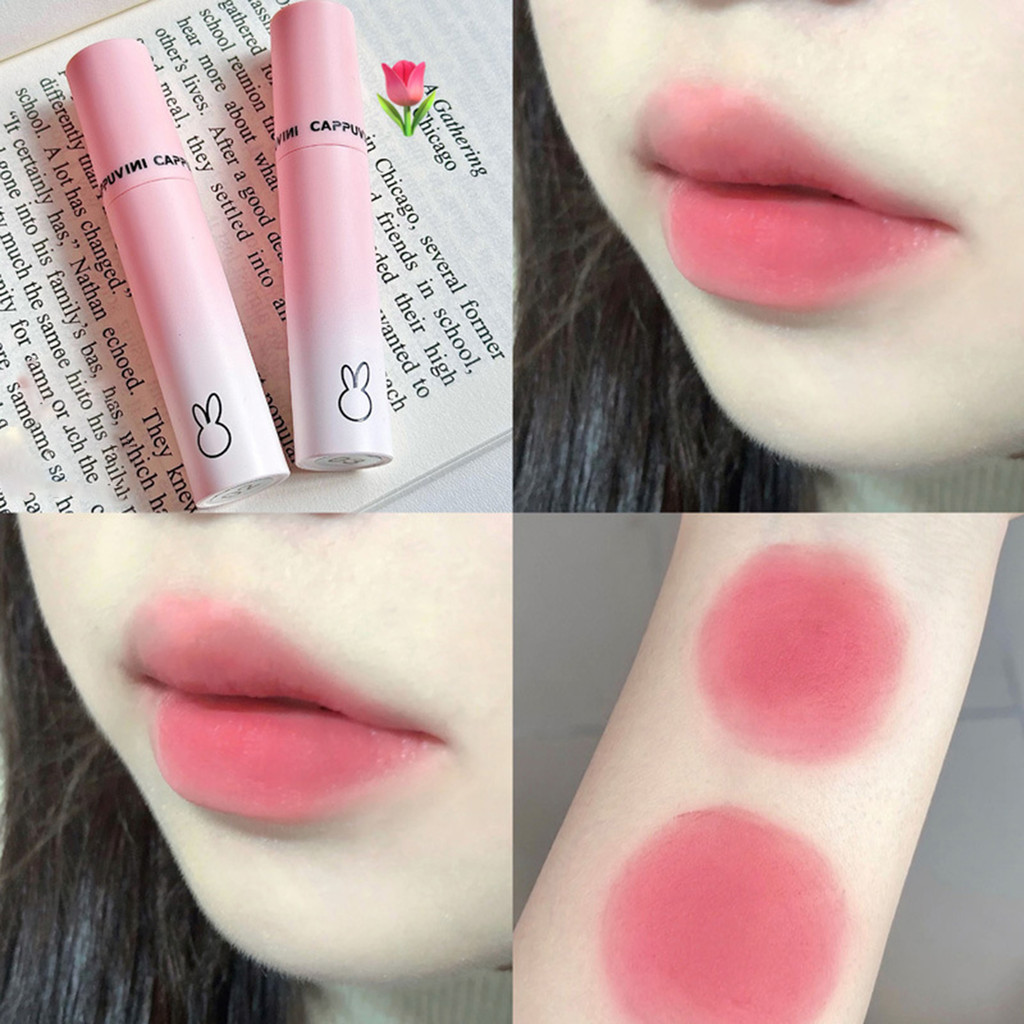 Son môi Velvet Matte Lip Glaze Bảo hiểm toàn diện Màu sắc sắc tố cao