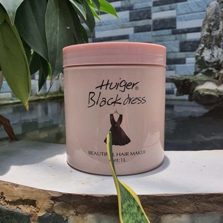 Hấp dầu siêu mượt Huiger Black Dress Beautiful Hair Mask 1000ml [ TN ]