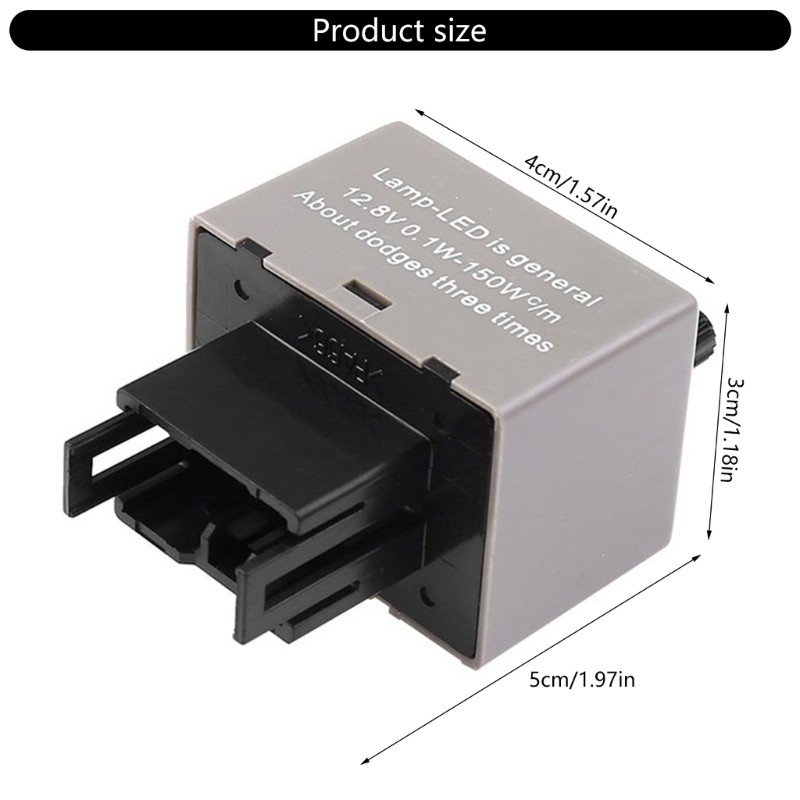 Fol Có Thể Điều Chỉnh Tần Số Xe 8 Pin LED Tín Hiệu Flasher Rơle 81980-34020 81980-02030