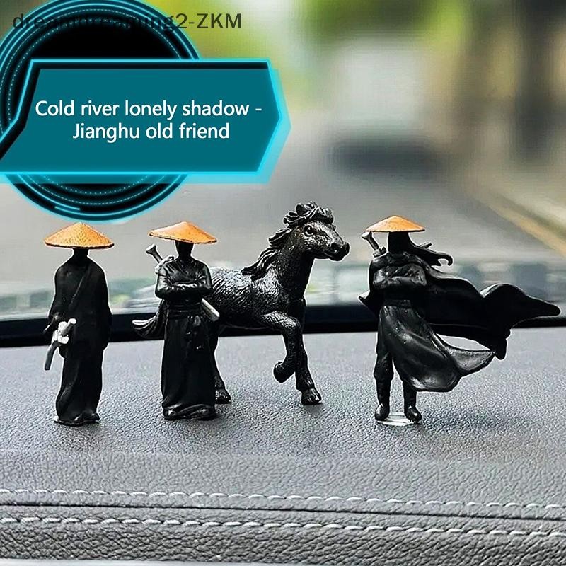 [dreamdreaming] Mô hình nhân vật nhựa 50mm Cổ đại Nhật Bản Chiến binh Samurai Trung Quốc Mô hình Quà tặng trang trí xe thu nhỏ mát mẻ [zkm]