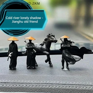 Mô hình nhân vật nhựa 50mm Cổ đại Nhật Bản Chiến binh Samurai Trung Quốc Mô hình Quà tặng trang trí xe thu nhỏ mát mẻ [zkm]