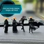 Mô hình nhân vật nhựa 50mm Cổ đại Nhật Bản Chiến binh Samurai Trung Quốc Mô hình Quà tặng trang trí xe thu nhỏ mát mẻ [zkm]