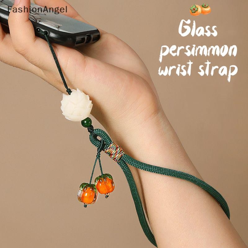 Mặt dây chuyền móc khóa dây chuyền điện thoại di động FashionAngel Liuli Persimmon
