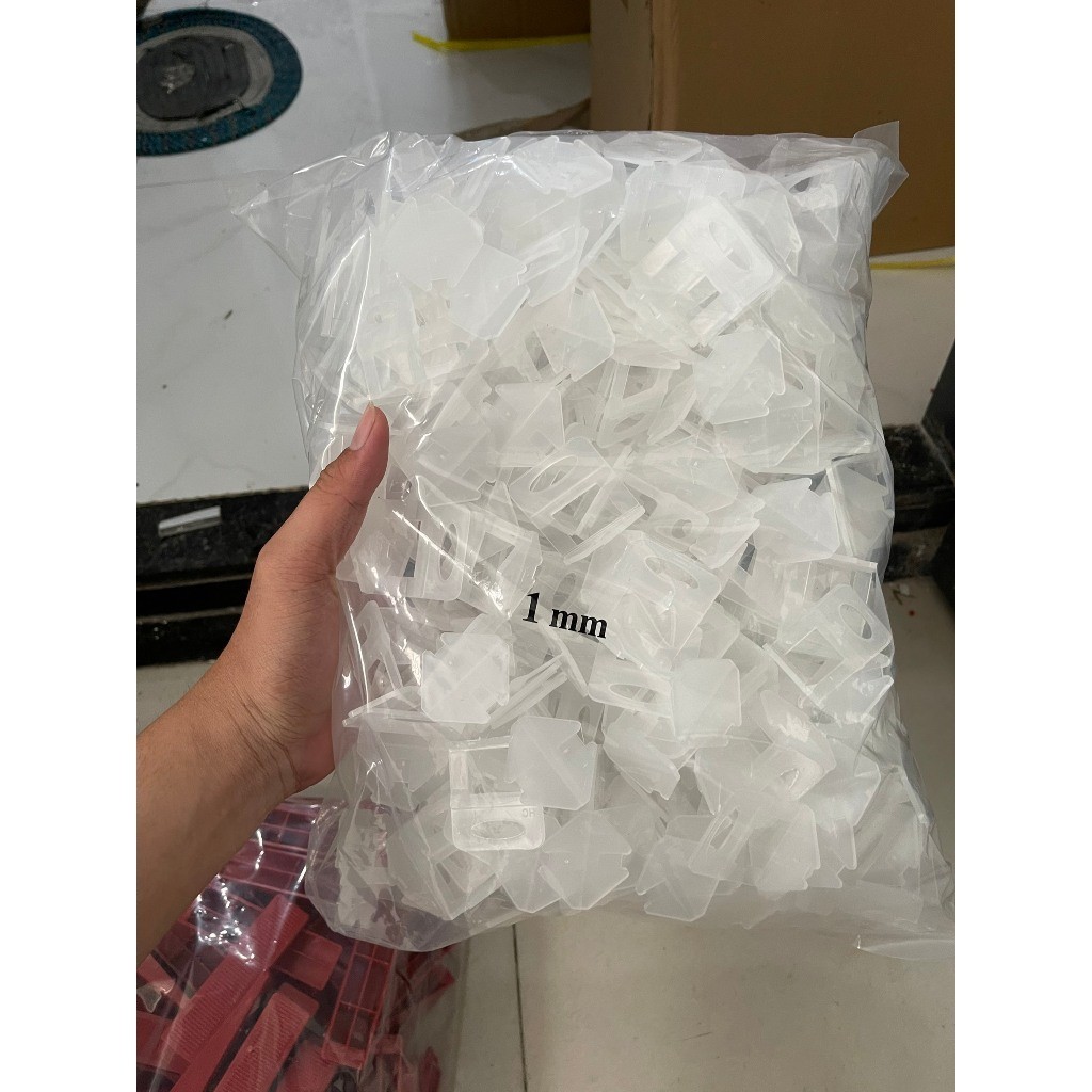 Set 90 Ke Cân Bằng Ốp Lát Gạch 1.0 mm, 1.5 mm Tùy chọn size - không bao gồm Ke Nêm Đỏ FE123