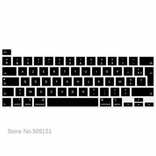 Azerty Pháp Bàn Phím Bao Da Phiên Bản EU Cho MacBook Pro 13 inch 2020 A2289 A2251 A2338 M1 Chip Cho MacBook Pro 16 "2019