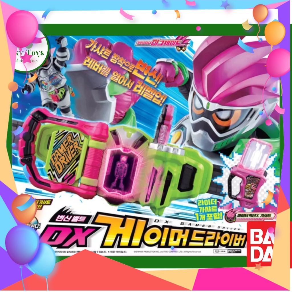 (Cực Rẻ) Đồ chơi siêu nhân DX Gamer Driver | Kamen rider Ex-aid | Chính ...
