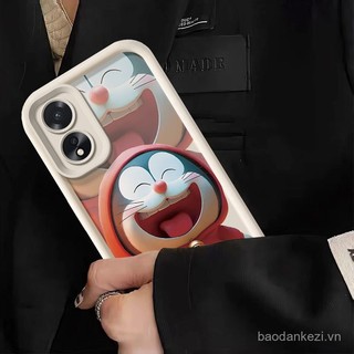 Ốp mềm cho Oppo A60 A18 A38 A58 A78 4G a1x a2x A98 5g cph2631 cph2579 cph2591 Doraemon gloomy Ốp lưng gấu yvot