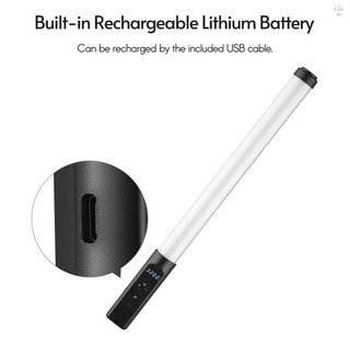 Đèn LED cầm tay Ống Video Chụp ảnh Đèn lấp đầy 3200K-5500K Pin tích hợp có thể điều chỉnh độ sáng với điều khiển từ xa cho Vlog Phát trực tiếp Sản phẩm Chụp ảnh chân dung