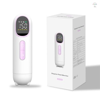 Máy đo nhịp tim thai nhi siêu âm Doppler siêu âm gia đình Máy dò tim cho bé Máy đo nhịp tim thai nhi Doppler Không bức xạ với màn hình LED đầu dò kép để chăm sóc bà bầu