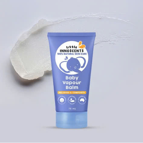 Dầu bôi ấm ngực Little Innoscents Winter Blue Balm của Úc, 75ml