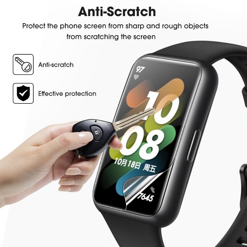 Hydrogel Phim Cho Huawei Band 11 Pro 10 9 8 Fit 4 3 Miếng Dán Bảo Vệ Màn Hình Mềm Cho Huawei Band 9 8 Không Kính