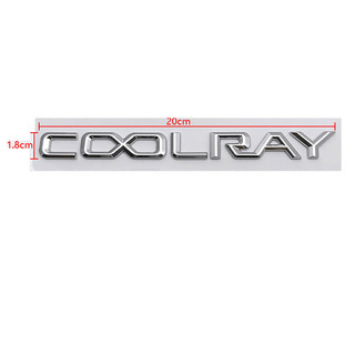 Dành Cho Geely coolray Tái Trang Bị Xe Dán ABS Đen Cá Tính Chữ Cái logo Phía Sau boot Nhãn Thân Đuôi Dán Bên Cửa Phần
