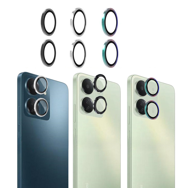 Oppo Reno13 Reno13Pro 9D Kim Loại Hợp Kim Nhôm Định Vị Ống Kính Mắt Đại Bàng Kính Cường Lực Cho OPPO Reno 13 Pro Chống Trầy Xước Chống Vân Tay Ống Kính Điện Thoại Bảo Vệ Cản