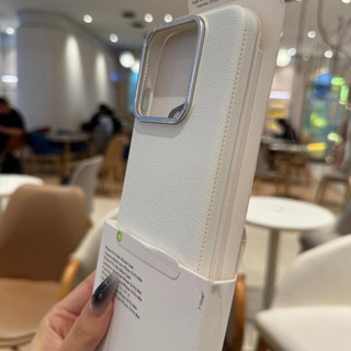 [Giảm giá hấp dẫn] Ốp điện thoại Xiaomi 14 với họa tiết da lychee cao cấp, khung kim loại cho 14 Pro, 13 Pro, chống bám vân tay, vỏ bảo vệ mờ, hàng giao ngay