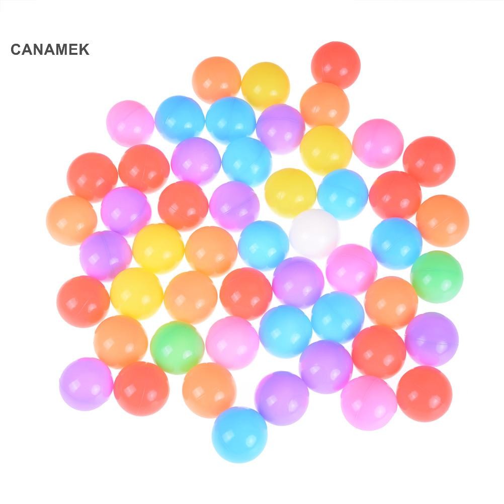 Canamek 10 Cái / lốc Thân Thiện Với Môi Trường Nhiều Màu Sắc Nhựa Mềm Bể Bơi Nước Đại Dương Sóng Bóng Cho Bé Đồ Chơi Vui Nhộn Căng Thẳng Bóng Khí Ngoài Trời Vui Vẻ Thể Thao CSF