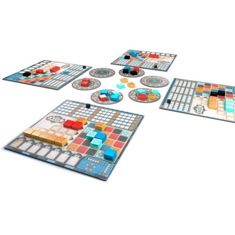 [Luật Việt] Boardgame Azul lắp ghép hoạ tiết có kèm luật Việt