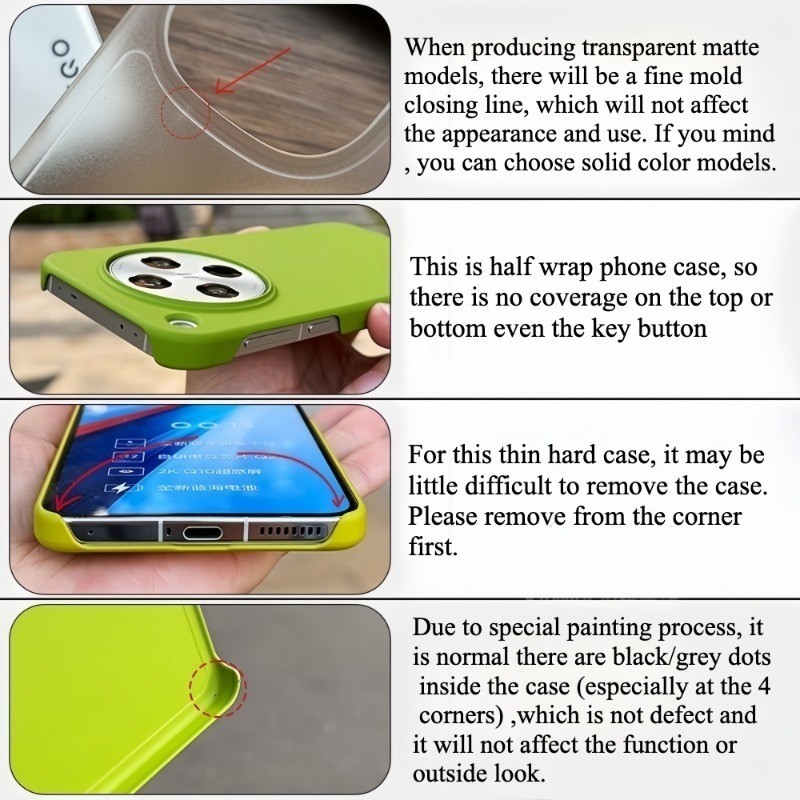 Dành Cho OnePlus 13 13T 13R Ace 5 Pro Nord 4 Ace 3 / 2 Oneplus 12 / 11 / 10 Mỏng Micro Mờ Mờ Cứng Vỏ Điện Thoại Chống Sốc OnePlus Cover