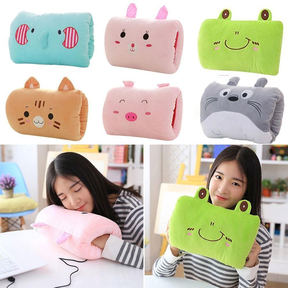 Găng tay sưởi ấm tay SEYAWSON, Gối sang trọng hoạt hình động vật cho trẻ em, Đồ chơi dễ thương Gối ngủ bằng vải PP sang trọng Đệm dành cho người lớn