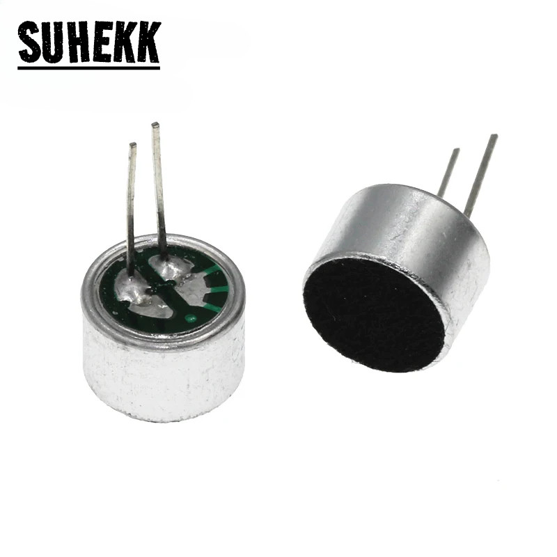 10 CHIẾC 9x7mm 9767 Micro Electret Micro Với 2 Pin Pick-Up 9 * 7 ...