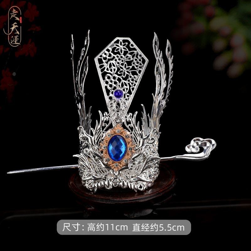 ✨Phong Cách Cổ Nam Tóc Thái Phụ Kiện Tóc Vàng Bạc Cổ Tích Tóc Vương Miện Top Thái Phong Cách Trung Quốc Kẹp Tóc Nam Nữ Võ Thuật Phim Truyền Hình Mũ Đội Đầu 25.4.28