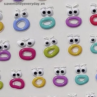 [savemoneyeveryday] 1 Miếng Dán Móng Tay Dễ Thương Sáng Tạo Ngộ nghĩnh Miệng Quái Vật Móng Tay Nghệ Thuật Miếng Dán Thời Trang DIY Miếng Dán Móng Tay Có Thể Lột Chống Thấm Nước [vn]