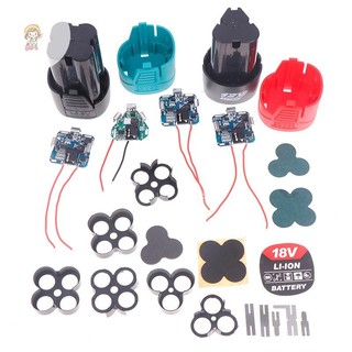 TWE 1 Bộ Dụng Cụ Điện 12V / 16.8V / 18V 18650 Hộp Lithium Gói Mạch Vỏ Máy Khoan Tay Điện Li-ion Bảng Bảo Vệ VN
