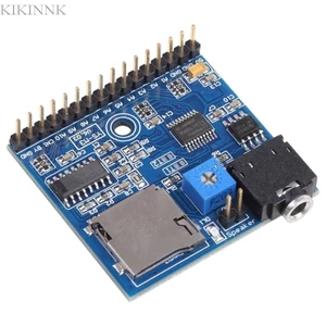 Kikin cho DC 5V MP3 Trình phát giọng nói Mô-đun SD TF Trình phát sóng giọng nói Kích hoạt + 2 cổng