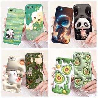 Ốp Chống Sốc Cho iPhone 6 6S Vỏ Gấu Trúc Dễ Thương Khủng Long Thỏ Silicon Mềm Ốp điện thoại Cho iPhone 6 Plus 6SPlus TPU