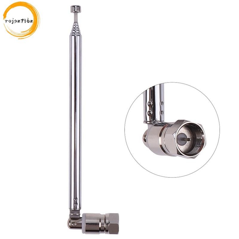 1 Bộ Ăng Ten Đài FM Kính Thiên Văn Thanh Ăng Ten 3.5 Mm Adapter MAV Stereo Thu Loại F Nam Cắm 7 Phần Ăng Ten