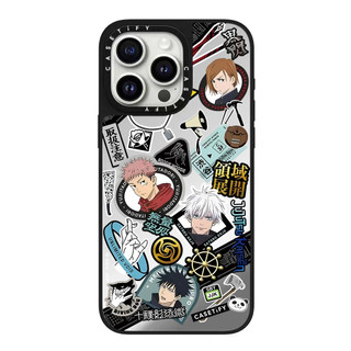 Anime Jujutsu Kaisen Gương Cứng Ốp Lưng Điện Thoại iPhone 16ProMax 16Pro 16Plus 15ProMax 14 13 12 11 Ốp Lưng Bọc Toàn Bộ Vỏ Acrylic Phía Sau Chống Sốc
